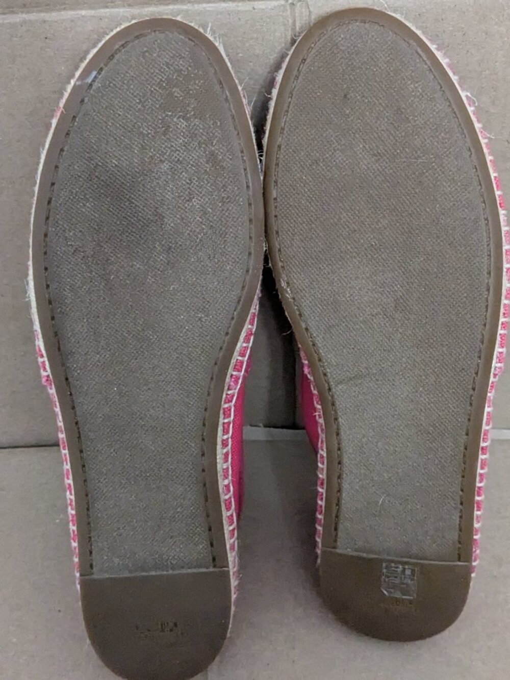 Coach Women's Rhoda Canvas Espadrilles in Bright Pink Size 10M . - Picture 11 of 12